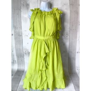 S O L D | Prabal Gurung Ruffled Midi Dress